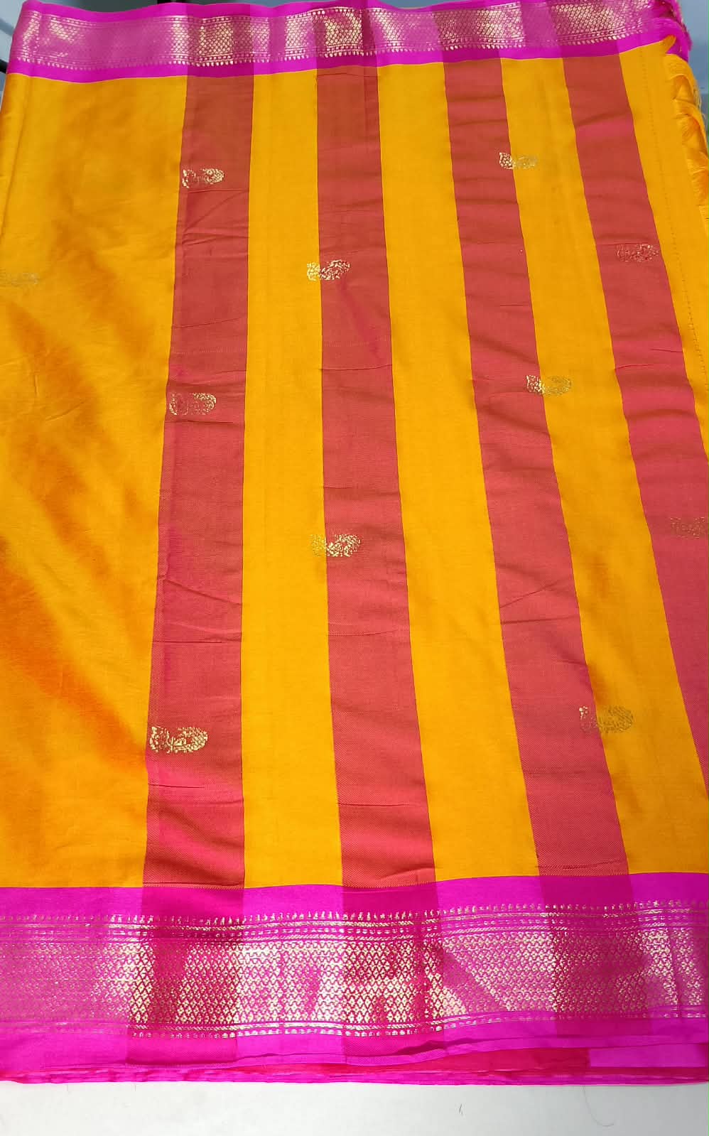 N1249: Ready To Ship Beautiful Paithani Saree With Unstitched Blouse