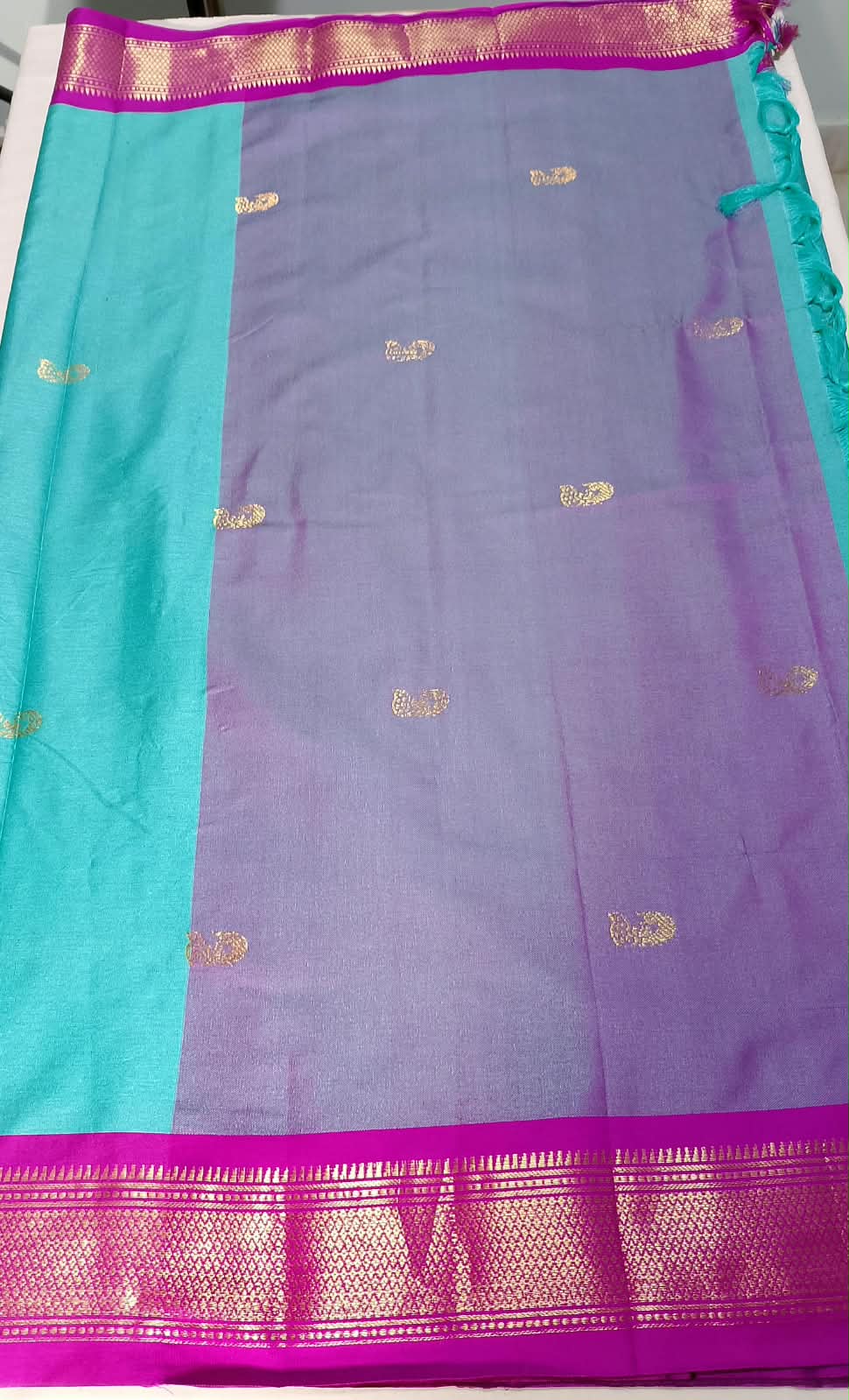 N1250: Ready To Ship Beautiful Paithani Saree With Unstitched Blouse