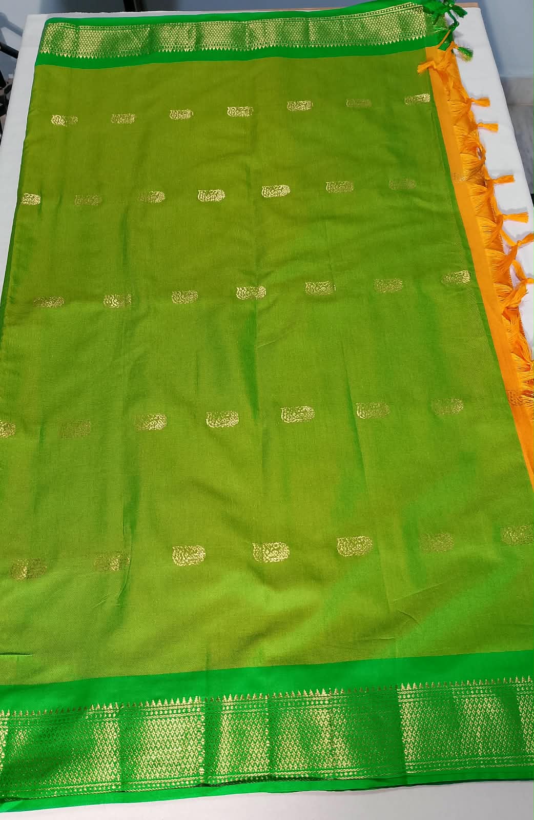 N1252: Ready To Ship Beautiful Paithani Saree With Unstitched Blouse