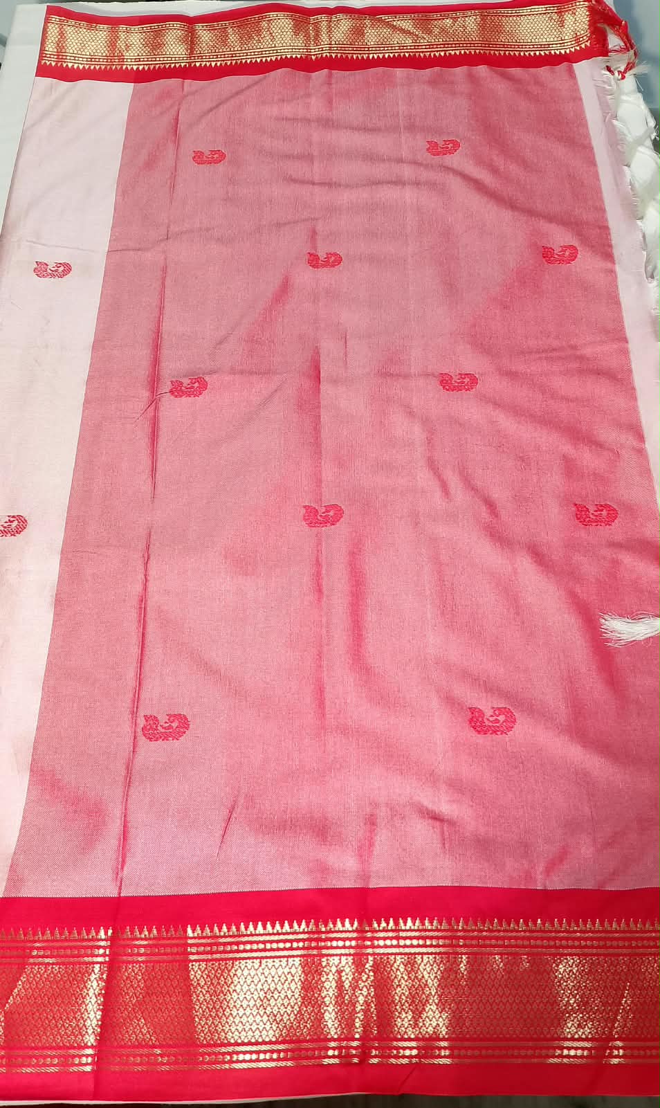 N1253:  Ready To Ship Beautiful Paithani Saree With Unstitched Blouse