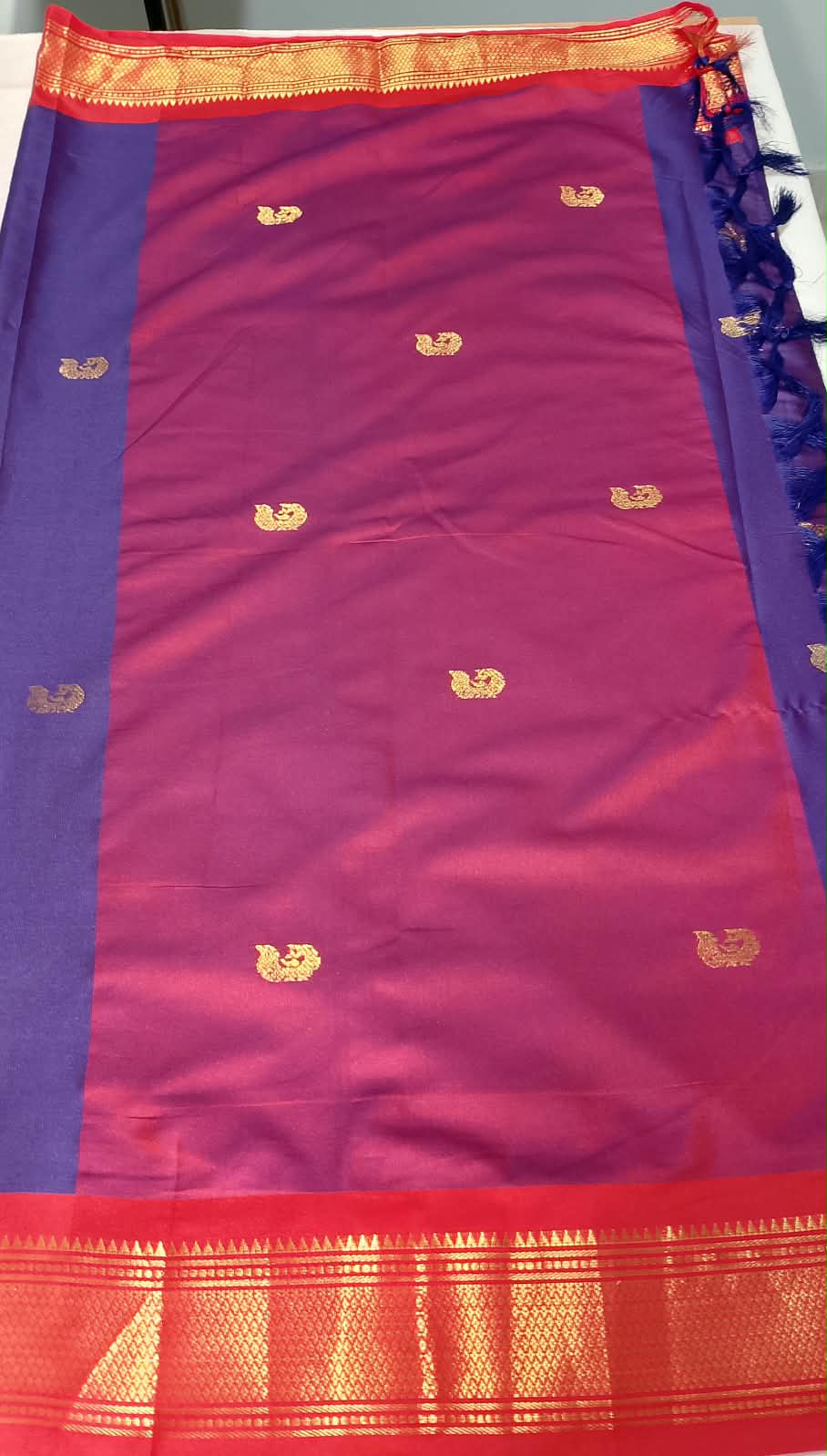 N1256:  Ready To Ship Beautiful Paithani Saree With Unstitched Blouse