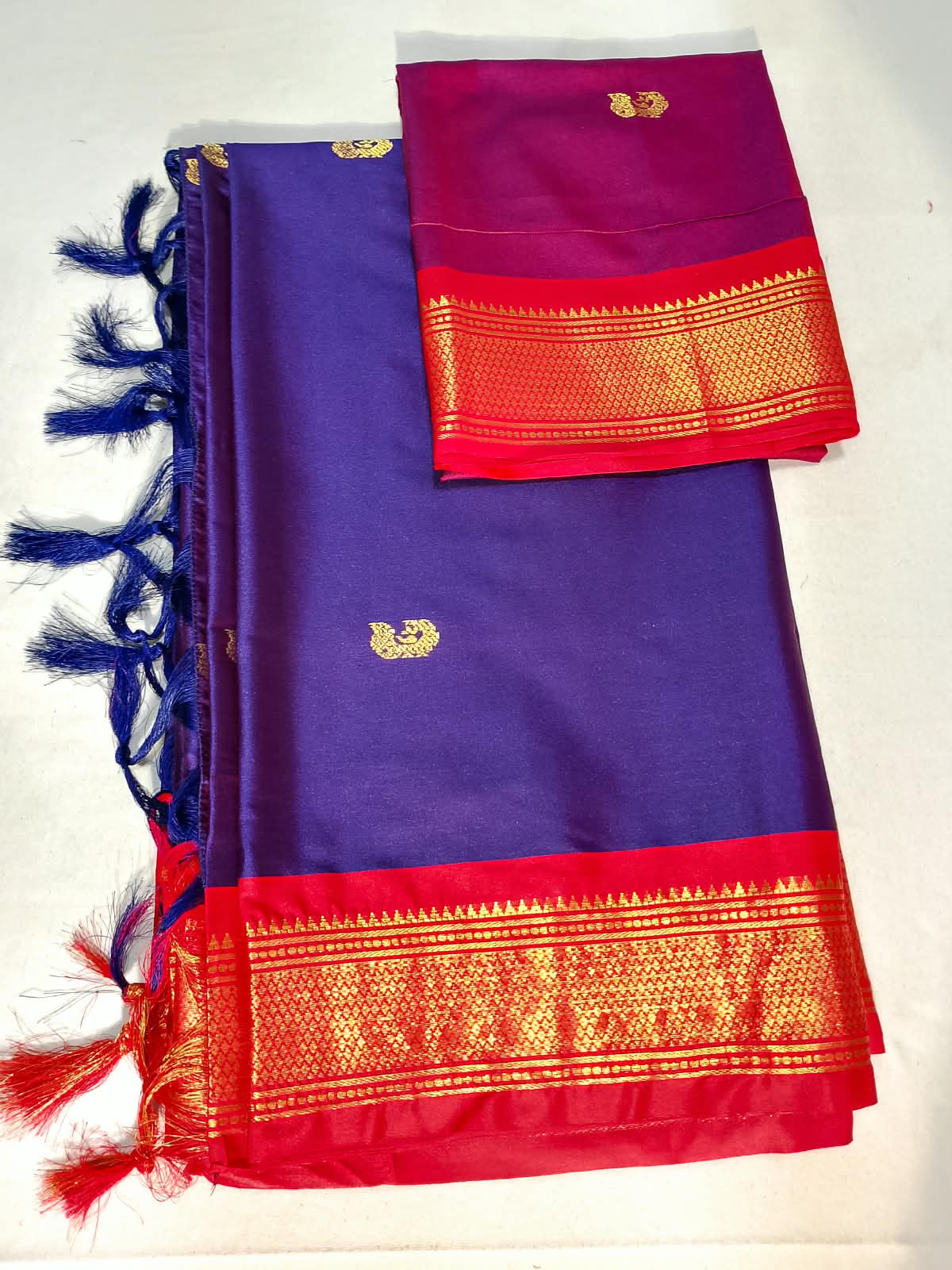 N1256:  Ready To Ship Beautiful Paithani Saree With Unstitched Blouse