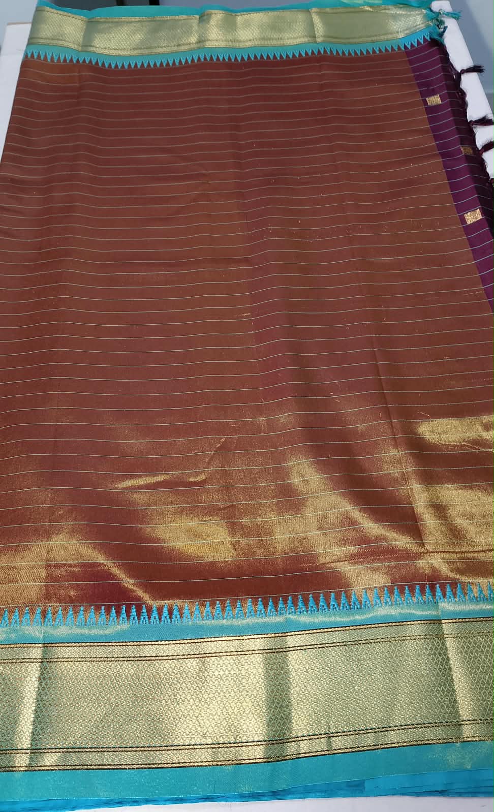 N1263: Ready To Ship Beautiful Paithani Saree With Unstitched Blouse