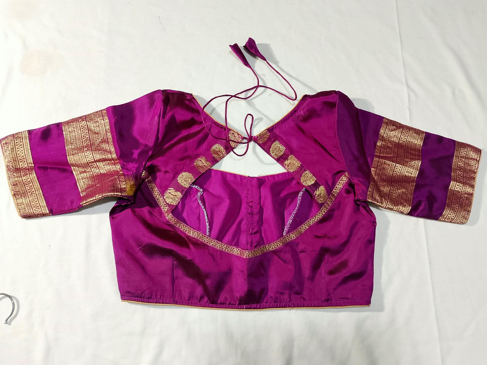 N1271: Ready To Ship Beautiful Pure Kanchipattu Saree With Stitched Blouse