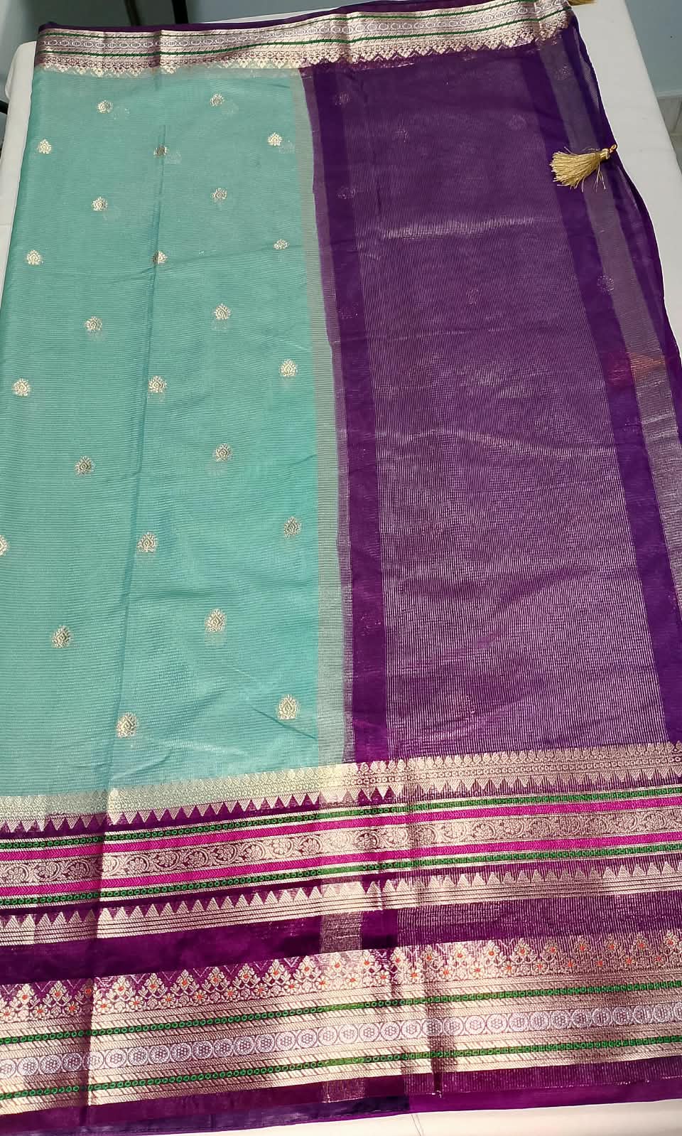 N1355 : Ready To Ship Beautiful Banarasi Saree With Stitched Blouse N1355 : Ready To Ship Beautiful Banarasi Saree With Stitched Blouse