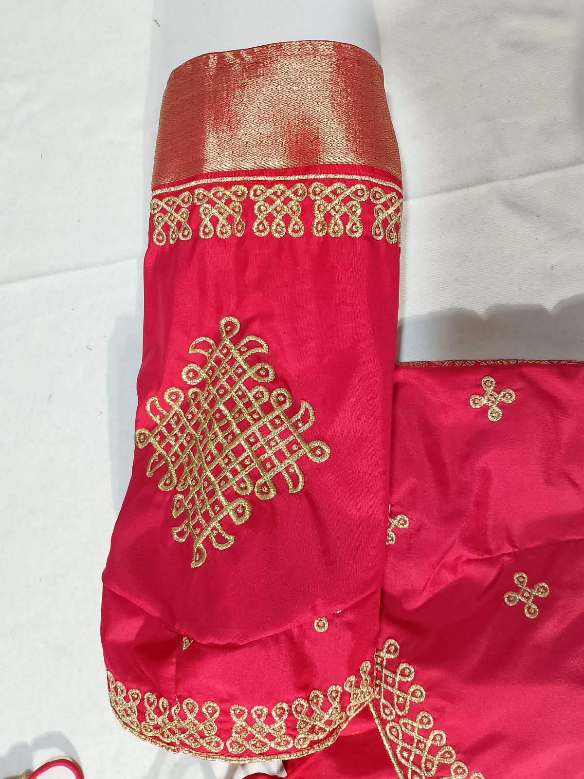 N1369 : Ready To Ship Beautiful Semi Kanchipattu Saree With Stitched Embroidery Work Blouse N1369 : Ready To Ship Beautiful Semi Kanchipattu Saree With Stitched Embroidery Work Blouse