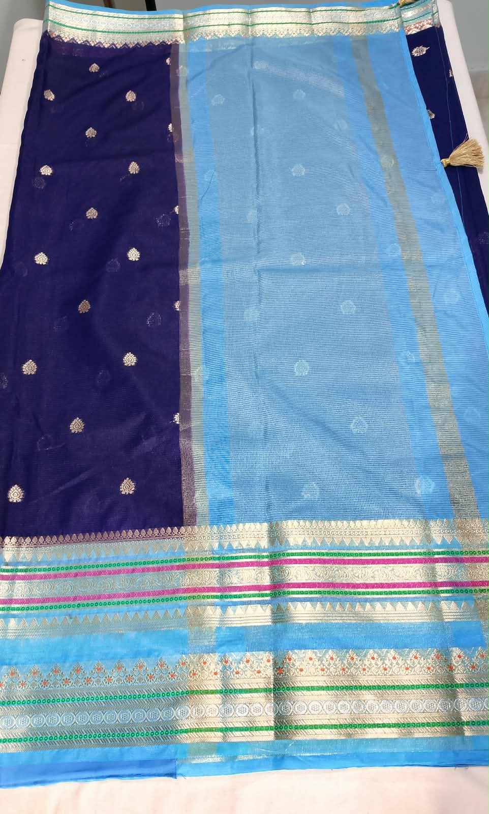 N1385 : Ready To Ship Beautiful Saree With Stitched Blouse N1385 : Ready To Ship Beautiful Saree With Stitched Blouse