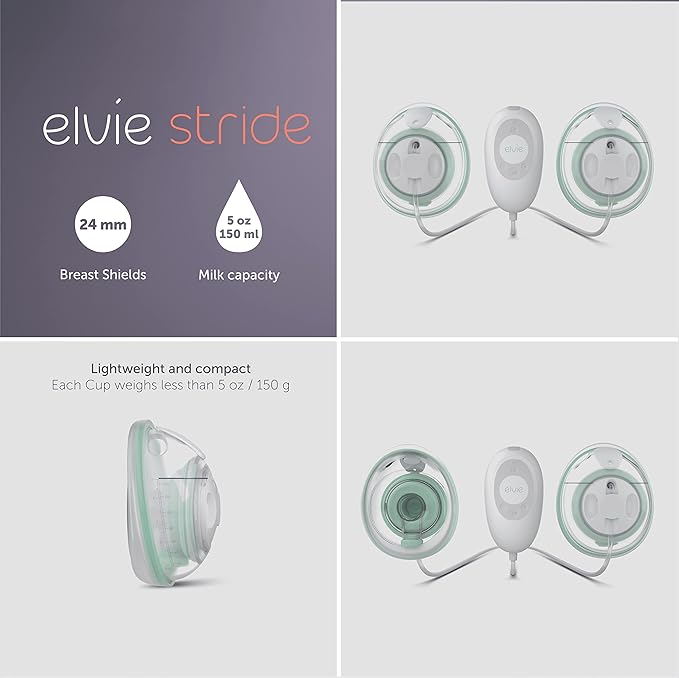 Elvie Stride Double Wearable Breast Pump