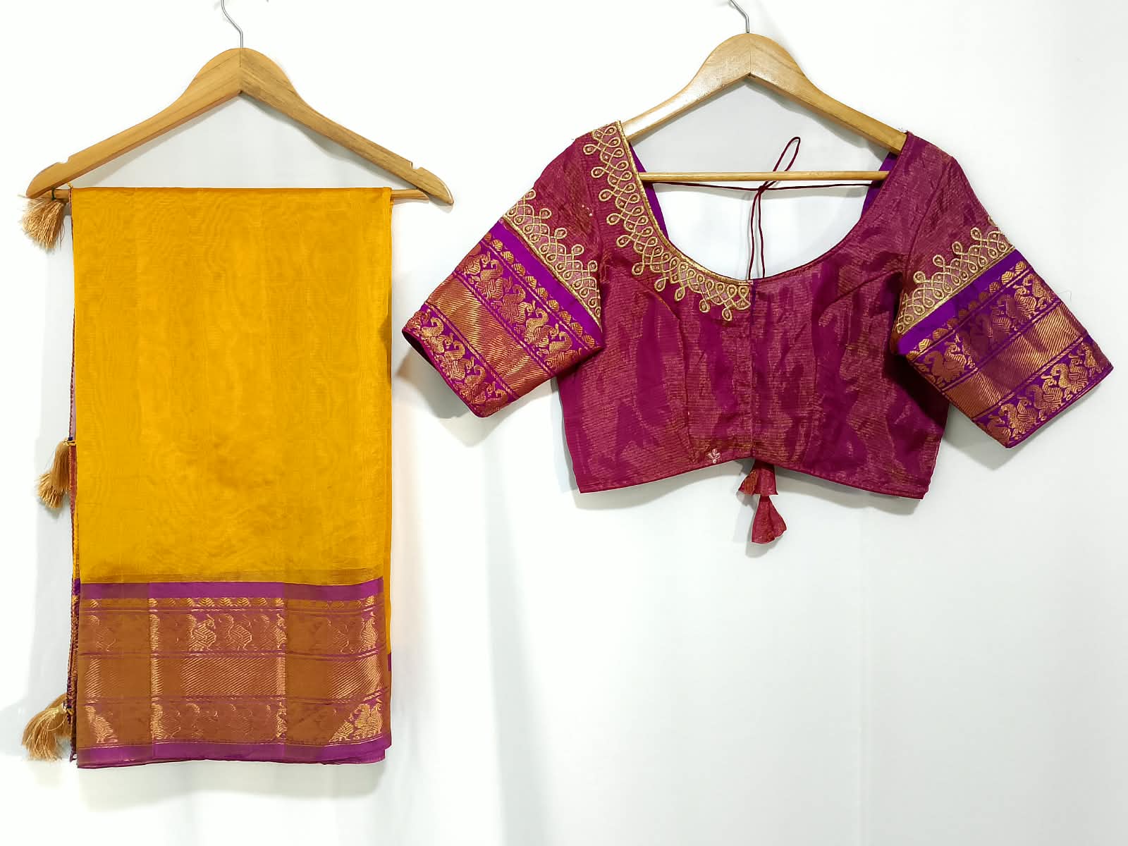 N1424 : Ready To Ship Beautiful Uppada Tissue Silk Saree With Stitched Embroidery Work Blouse N1424 : Ready To Ship Beautiful Uppada Tissue Silk Saree With Stitched Embroidery Work Blouse