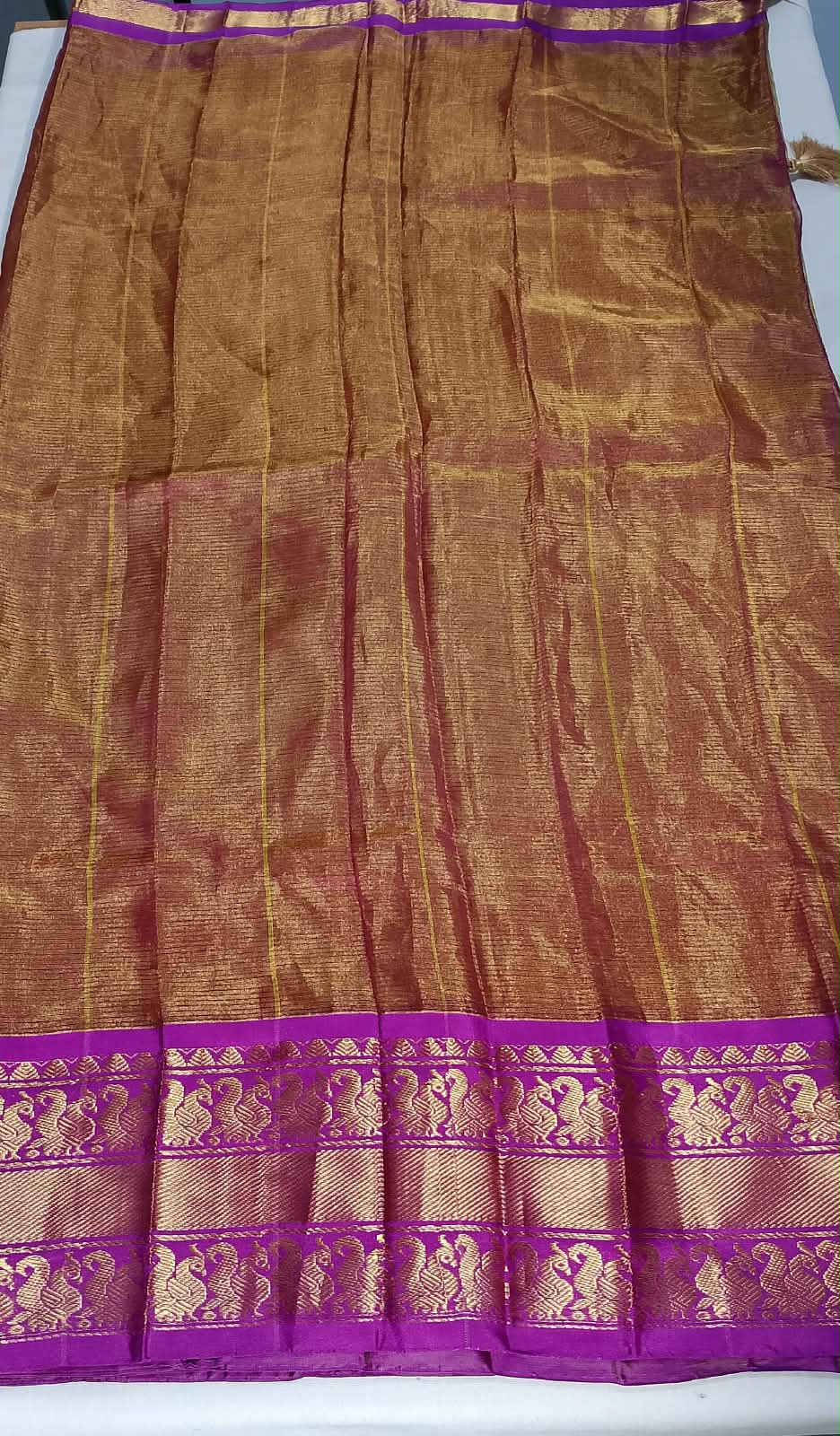 N1425 : Ready To Ship Beautiful Uppada Tissue Silk Saree With Stitched Embroidery Work Blouse N1425 : Ready To Ship Beautiful Uppada Tissue Silk Saree With Stitched Embroidery Work Blouse