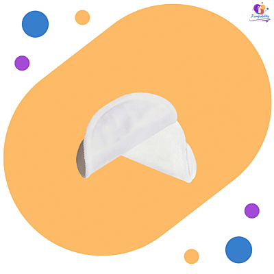 Organic Reusable Breast Pads (Circular, Single)