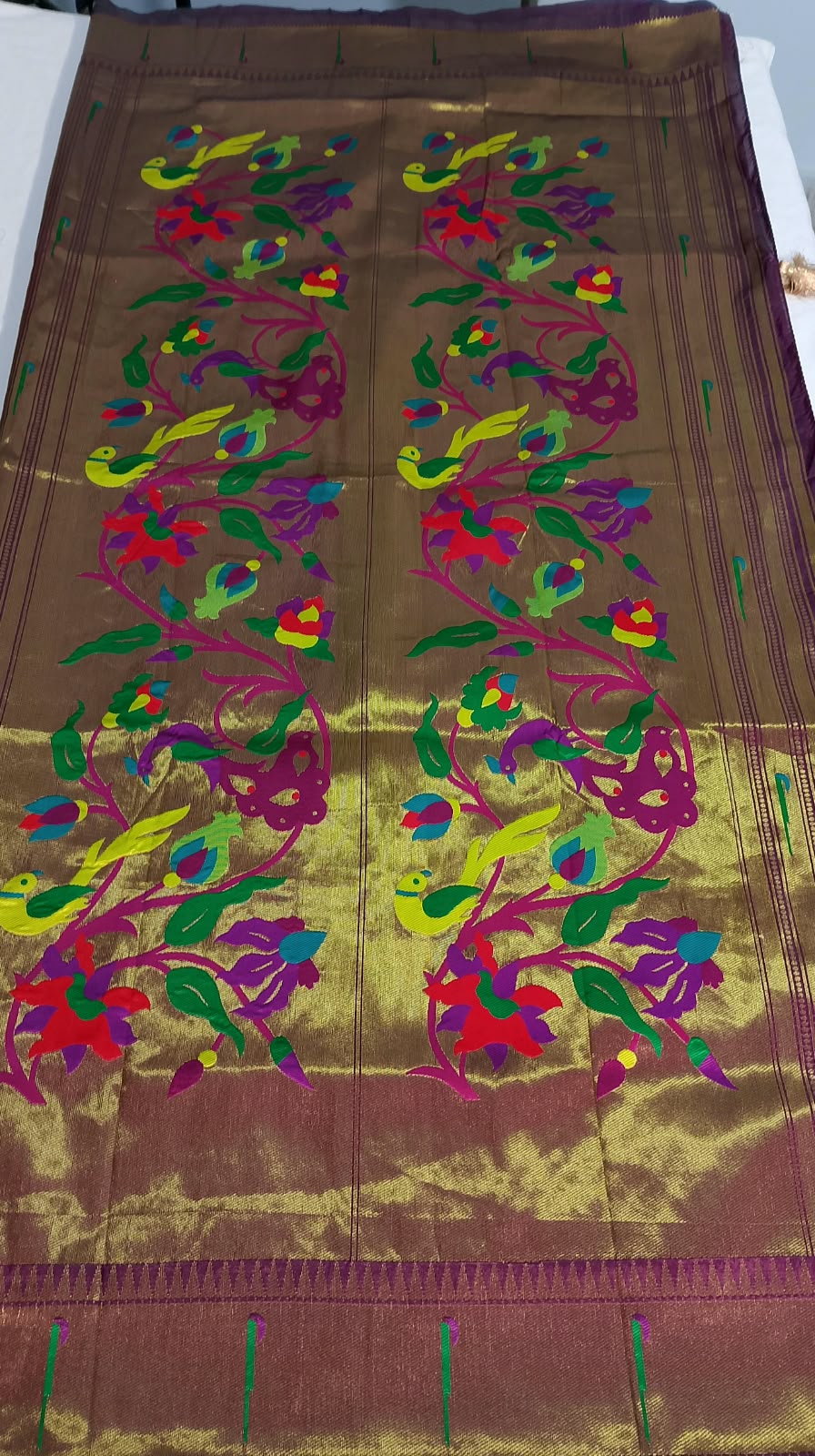 N1502 : Ready To Ship Beautiful Saree With Stitched Blouse