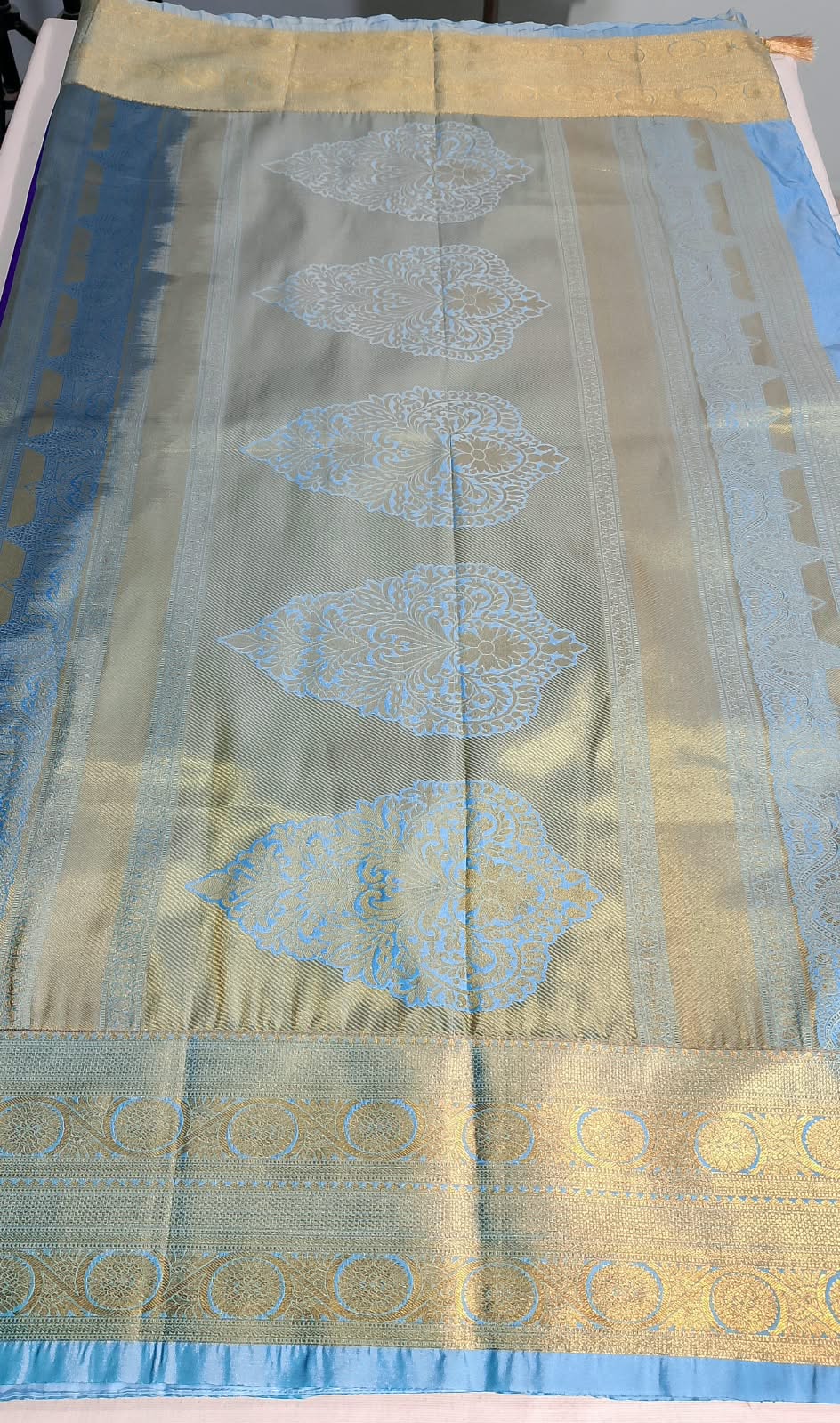N1494 : Ready To Ship Beautiful Semi Kanchipattu Saree With Stitched Embroidery Work Blouse N1494 : Ready To Ship Beautiful Semi Kanchipattu Saree With Stitched Embroidery Work Blouse