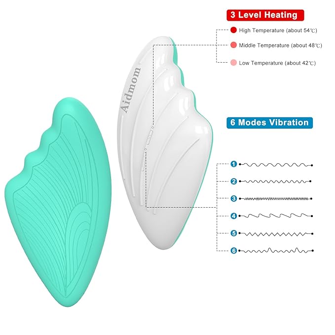 Aidmom 2 in 1 Lactation Massager (2 pc)