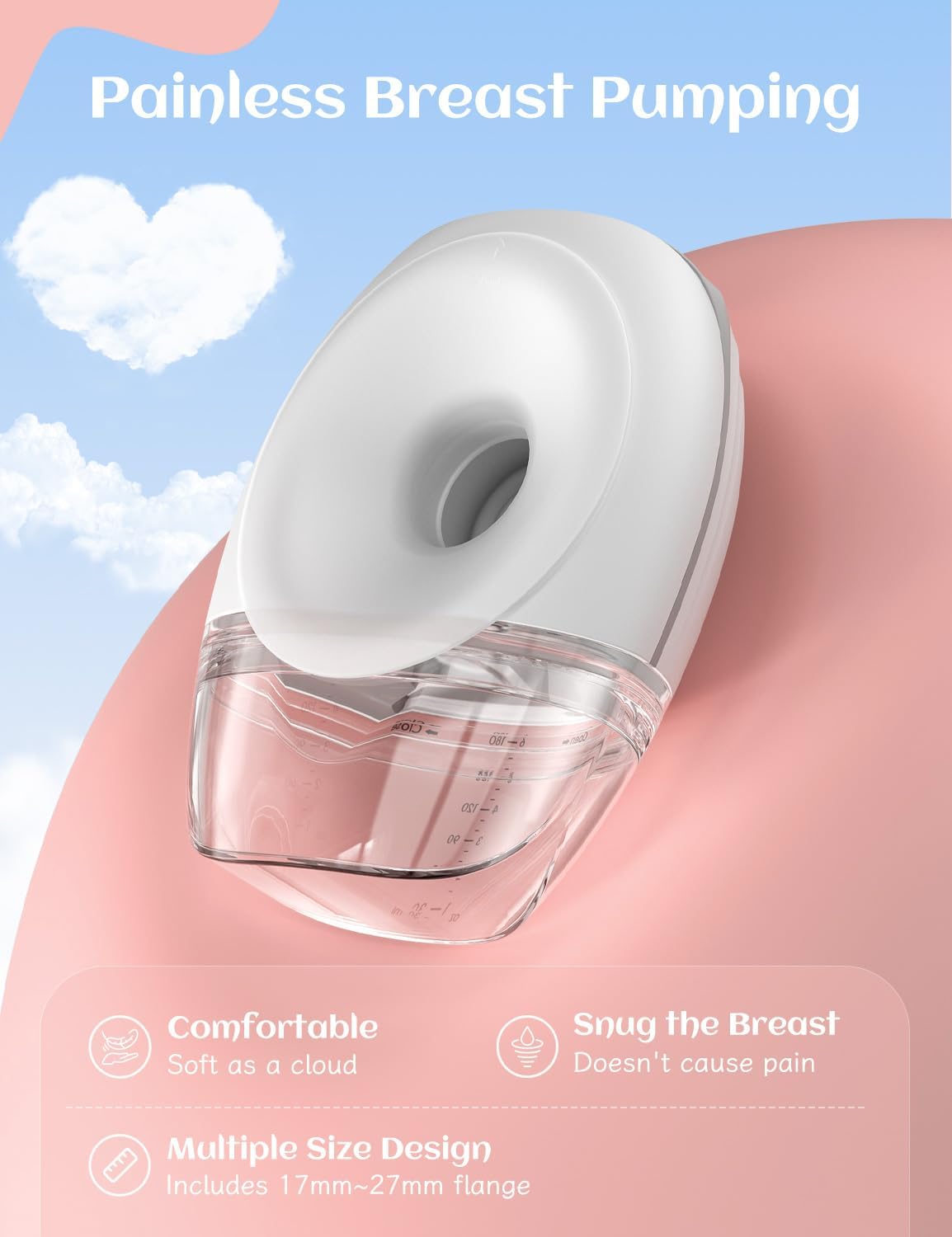 GLE21 DOUBLE WEARABLE BREAST PUMP
