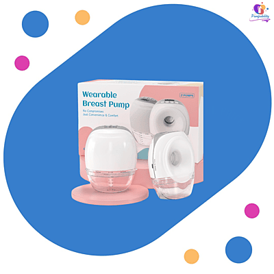 GLE21 DOUBLE WEARABLE BREAST PUMP