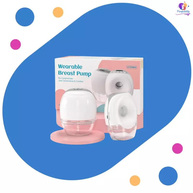 GLE21 DOUBLE WEARABLE BREAST PUMP