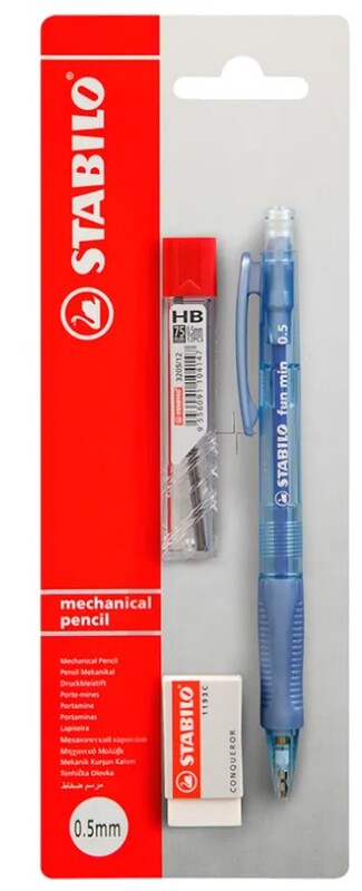 MECH.PENCIL SET 38353205BLP1 0.5mmSTABILO