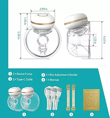 S15 Double Wearable Breast Pump