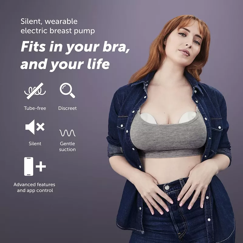 Elvie Breast Pump - Double, Wearable Breast Pump with App (silent)
