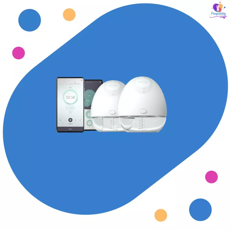 Elvie Breast Pump - Double, Wearable Breast Pump with App (silent)