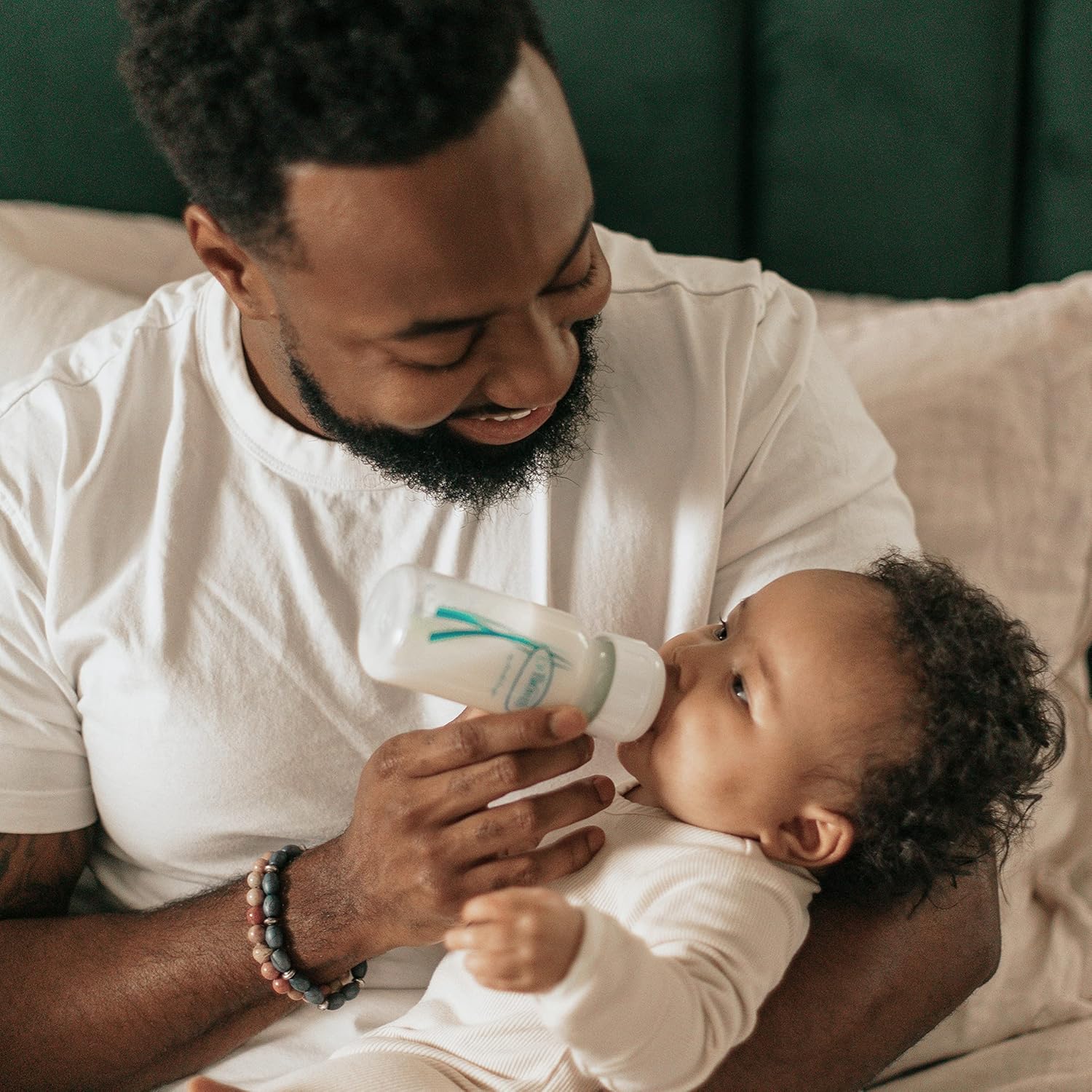 Dr Browns Narrow Neck Glass Baby Bottle 4 oz (w/ Slow Flow Nipple)