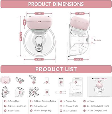 WGoo Wearable Breast Pump