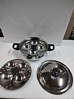 Shine Multi kadai cum 8 idli steamer with 2 idlies plates