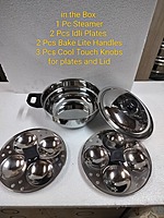 Shine Multi kadai cum 8 idli steamer with 2 idlies plates