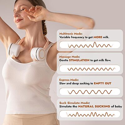 NCVI NECKBAND WEARABLE BREAST PUMP