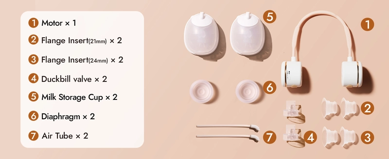 NCVI NECKBAND WEARABLE BREAST PUMP