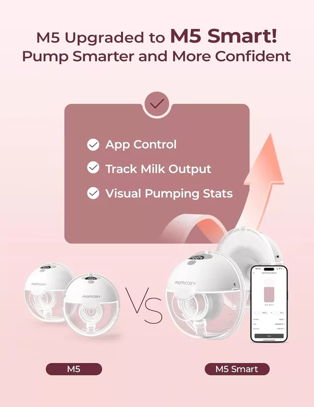 Momcozy M5 SMART App Controlled - Double