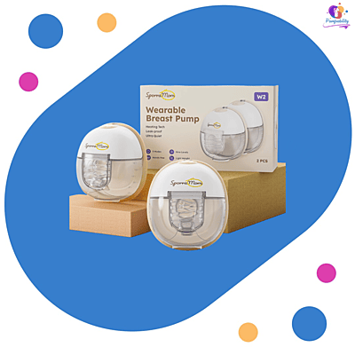 W2 Double Wearable Breast Pump