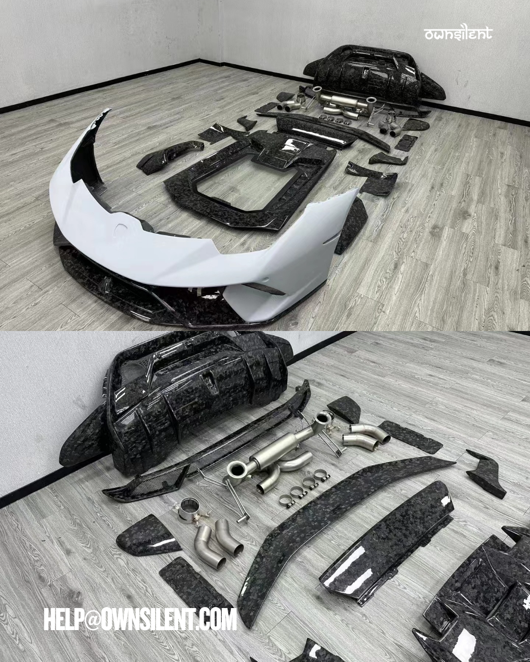 Lamborghini Huracan LP580/LP610 to LP640 Performante Full Conversion Kit (2014+) Upgrade to Performante Style | Forged Carbon Fiber & Fiberglass Construction