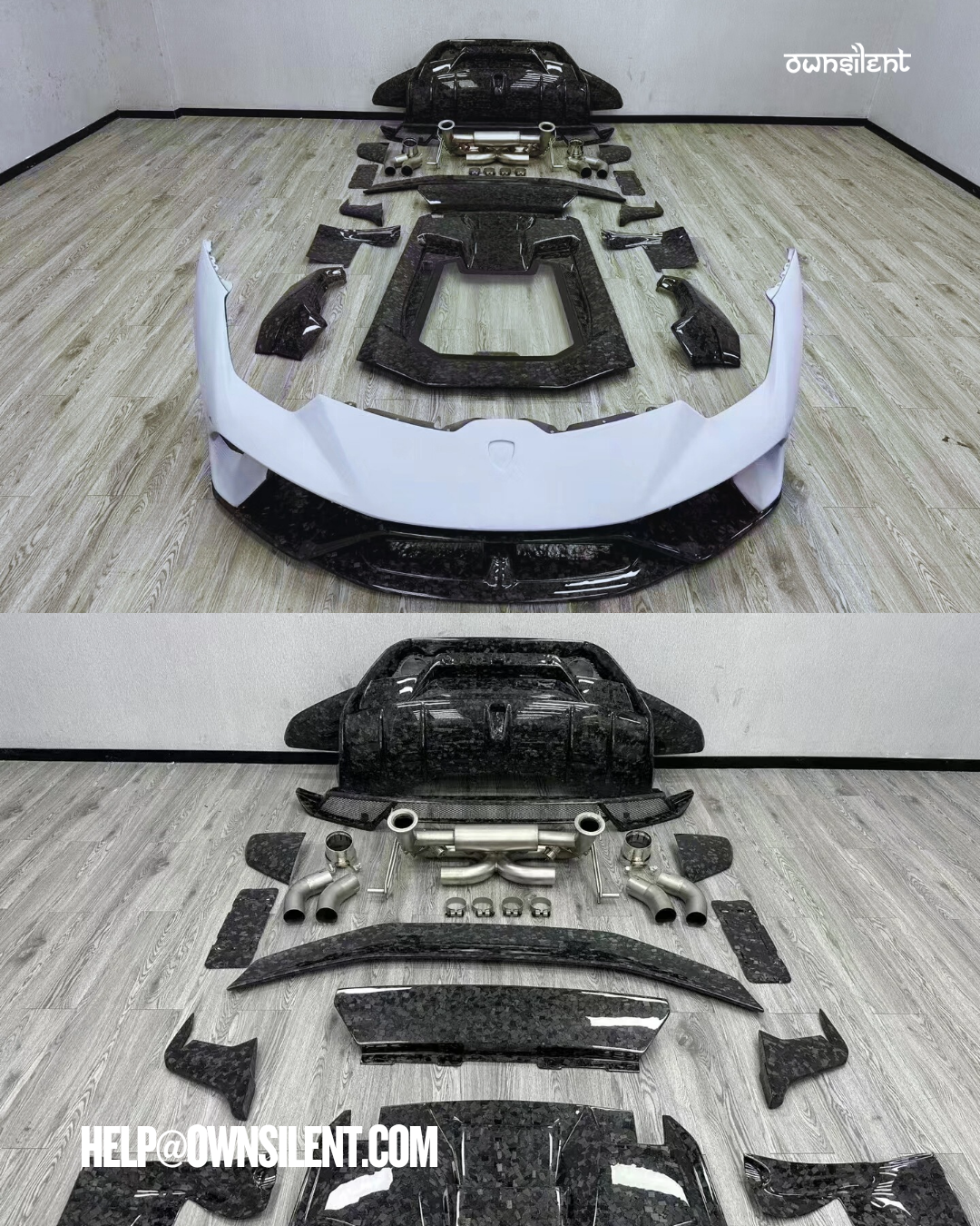 Lamborghini Huracan LP580/LP610 to LP640 Performante Full Conversion Kit (2014+) Upgrade to Performante Style | Forged Carbon Fiber & Fiberglass Construction