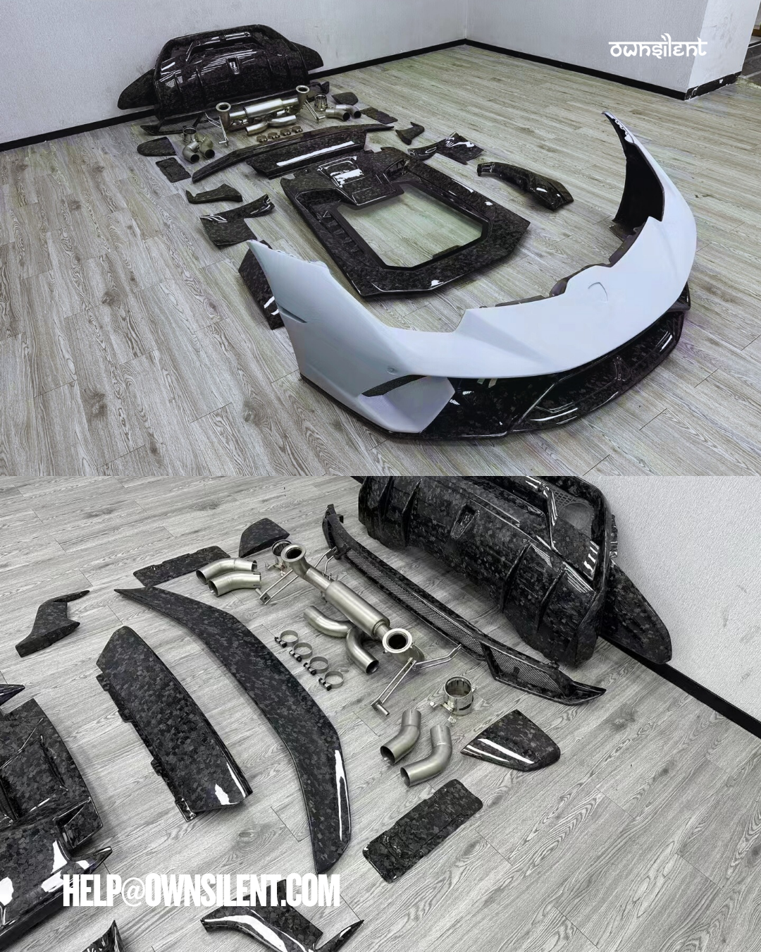 Lamborghini Huracan LP580/LP610 to LP640 Performante Full Conversion Kit (2014+) Upgrade to Performante Style | Forged Carbon Fiber & Fiberglass Construction