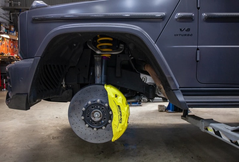 Mercedes-Benz G-Class Carbon-Ceramic Brake System Upgrade –
