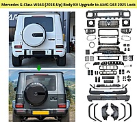 Mercedes-Benz G-Class W463 (2018-Up) AMG G63 2025 Style Body Kit Upgrade – Full Exterior Conversion