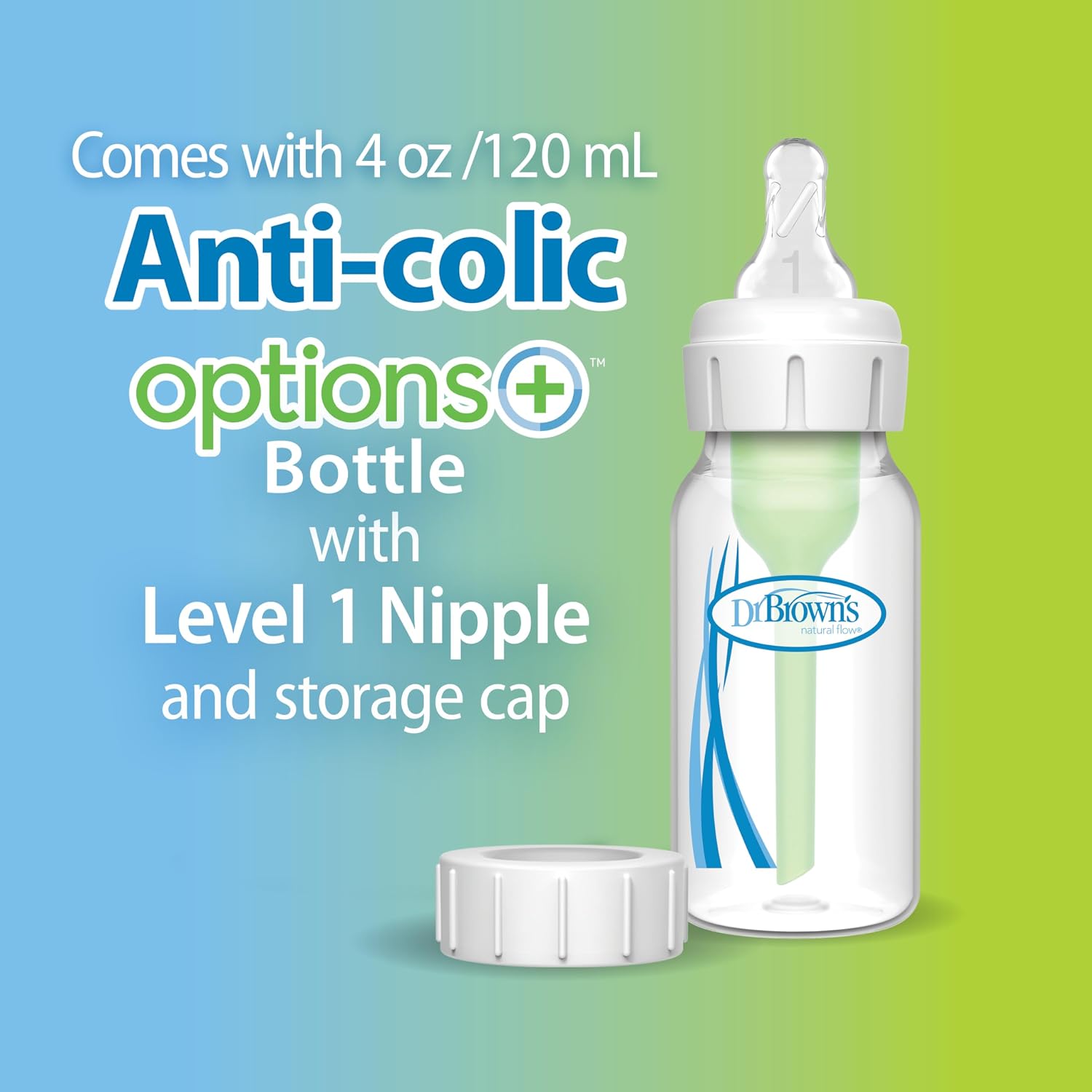 Dr. Brown's One-Piece Silicone Collector with Baby Bottle and Travel Bag