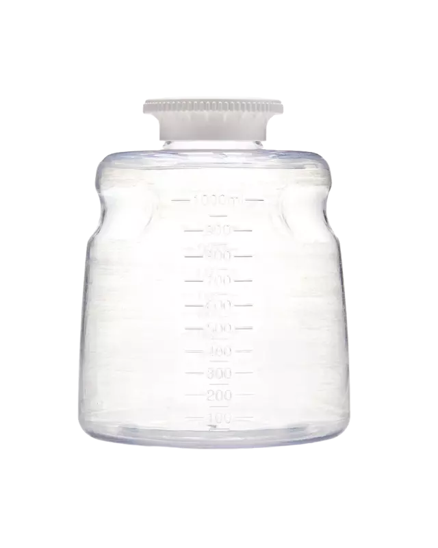 Autofil® Polystyrene Media Storage Bottles SECUREgrasp GL45 Cap 1000 mL 24/CS