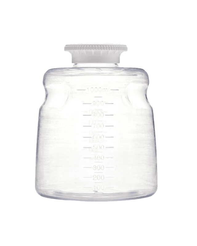 Autofil® Polystyrene Media Storage Bottles SECUREgrasp GL45 Cap 1000 mL 24/CS