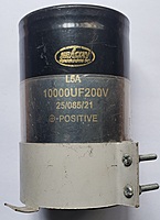 10000UF/200V CAPACITOR (USED)
