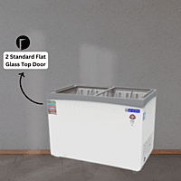Blue Star glass top Deep Freezer 350 Litre Price Available in 2 Glass Door Blue Star glass top Deep Freezer 350 Litre Price Available in 2 Glass Door