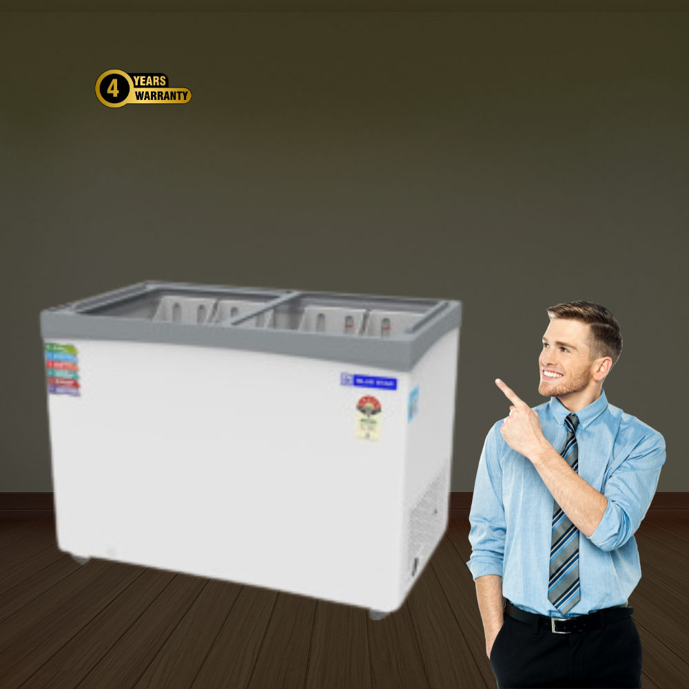 Blue Star Flat glass top Deep Freezer-GT5-350NP  with 4 years comprehensive warranty. Blue Star Flat glass top Deep Freezer-GT5-350NP  with 4 years comprehensive warranty.