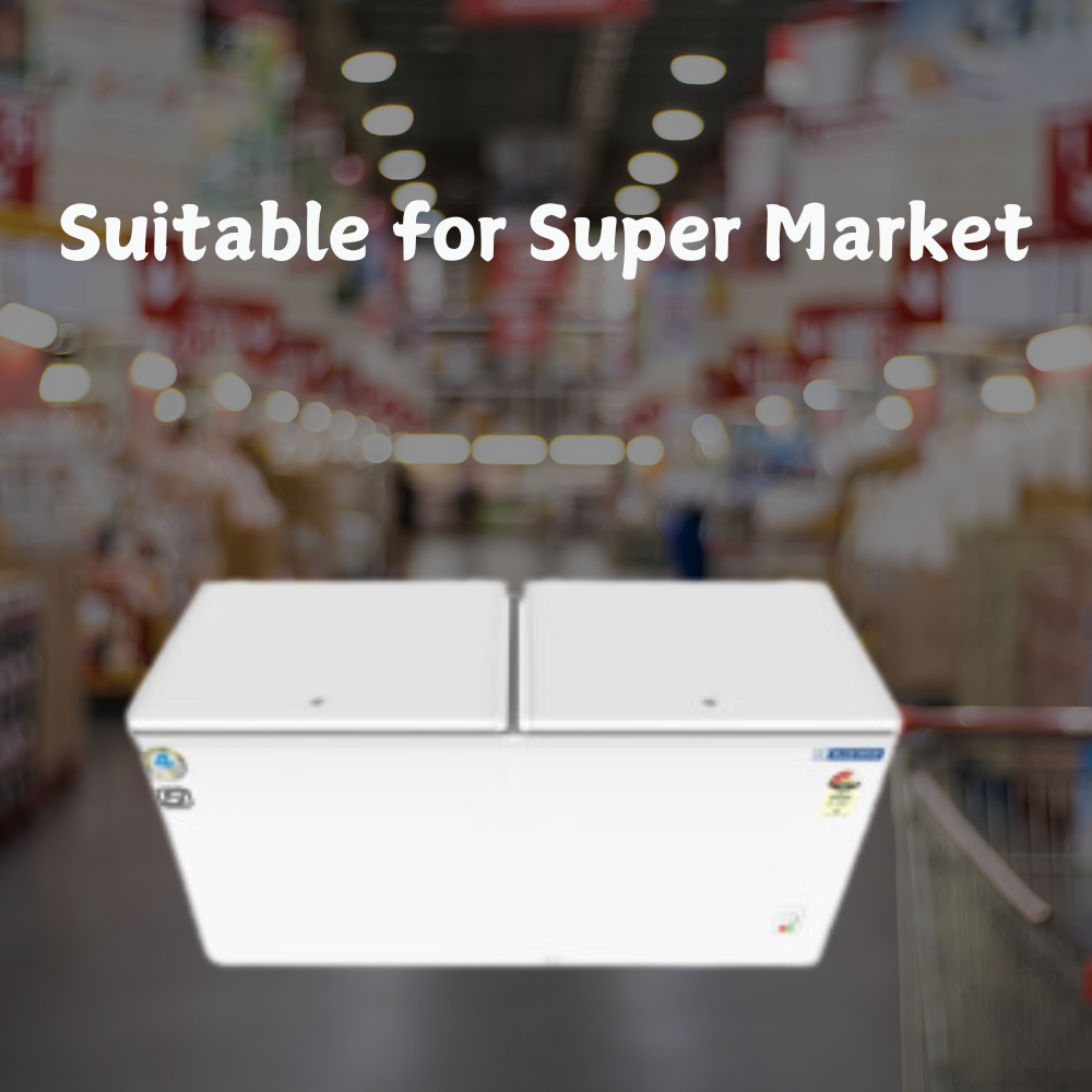 Suitable for Super Market: Blue star 300 litre deep freezer price