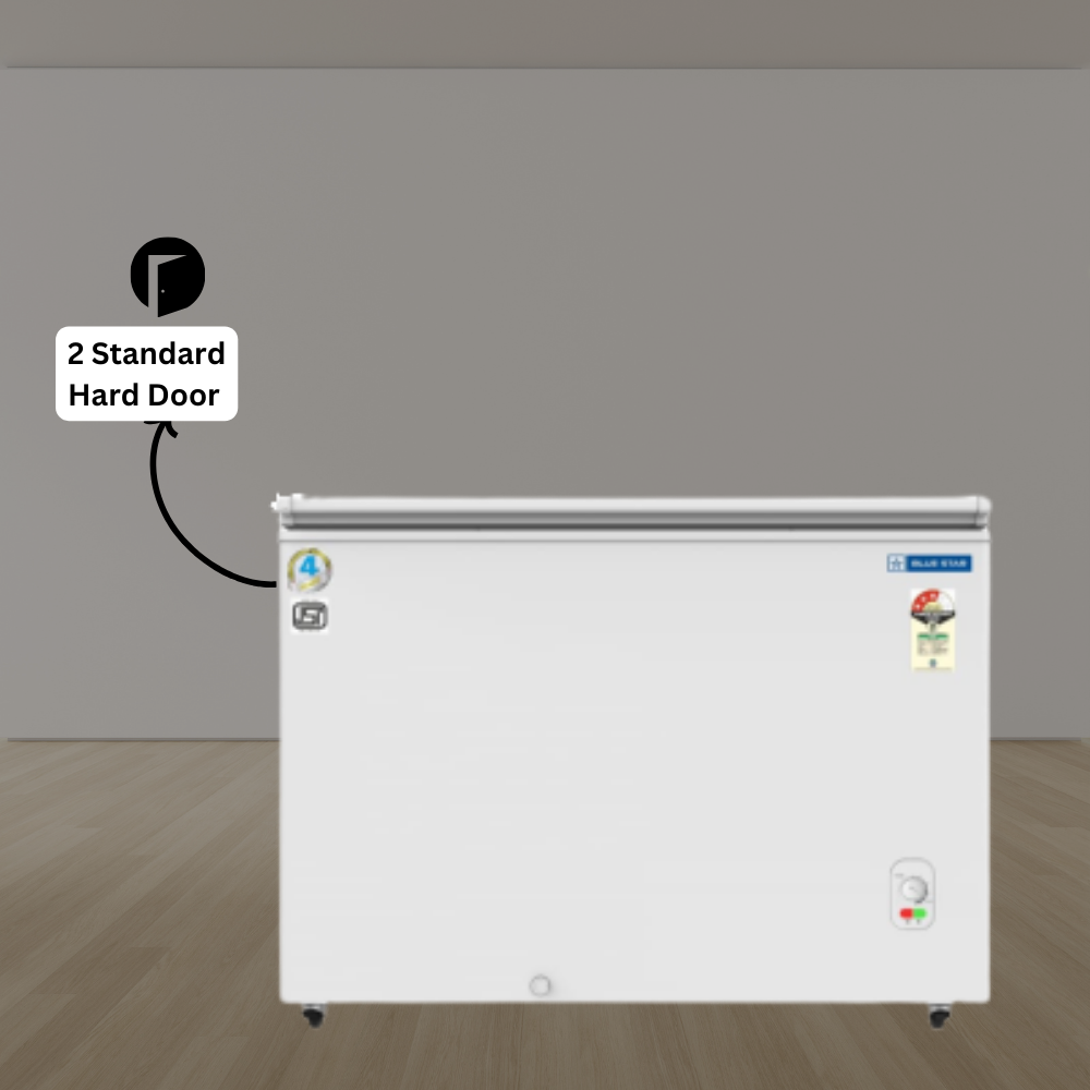 Blue star Hard Top 300 litre Chest Freezer CF3-300MEW-SD-Available in 2 Standard hard Door