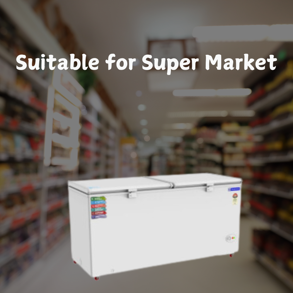 Suitable for Super Market: Blue star Hard Top Chest  Freezer CF5-575NEYW