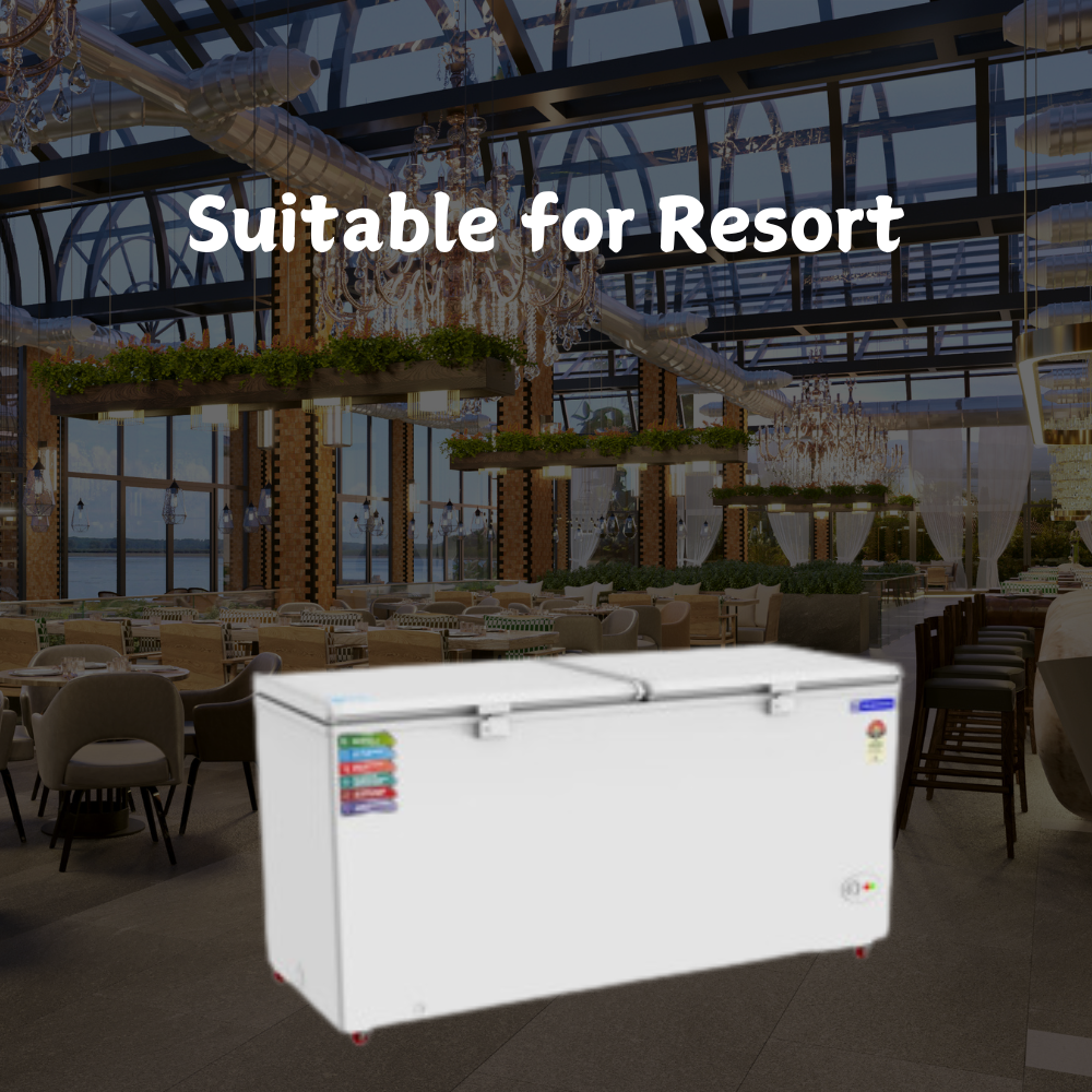 Suitable for Resort: Blue star Hard Top Chest Freezer CF5-575NEYW Suitable for Resort: Blue star Hard Top Chest Freezer CF5-575NEYW