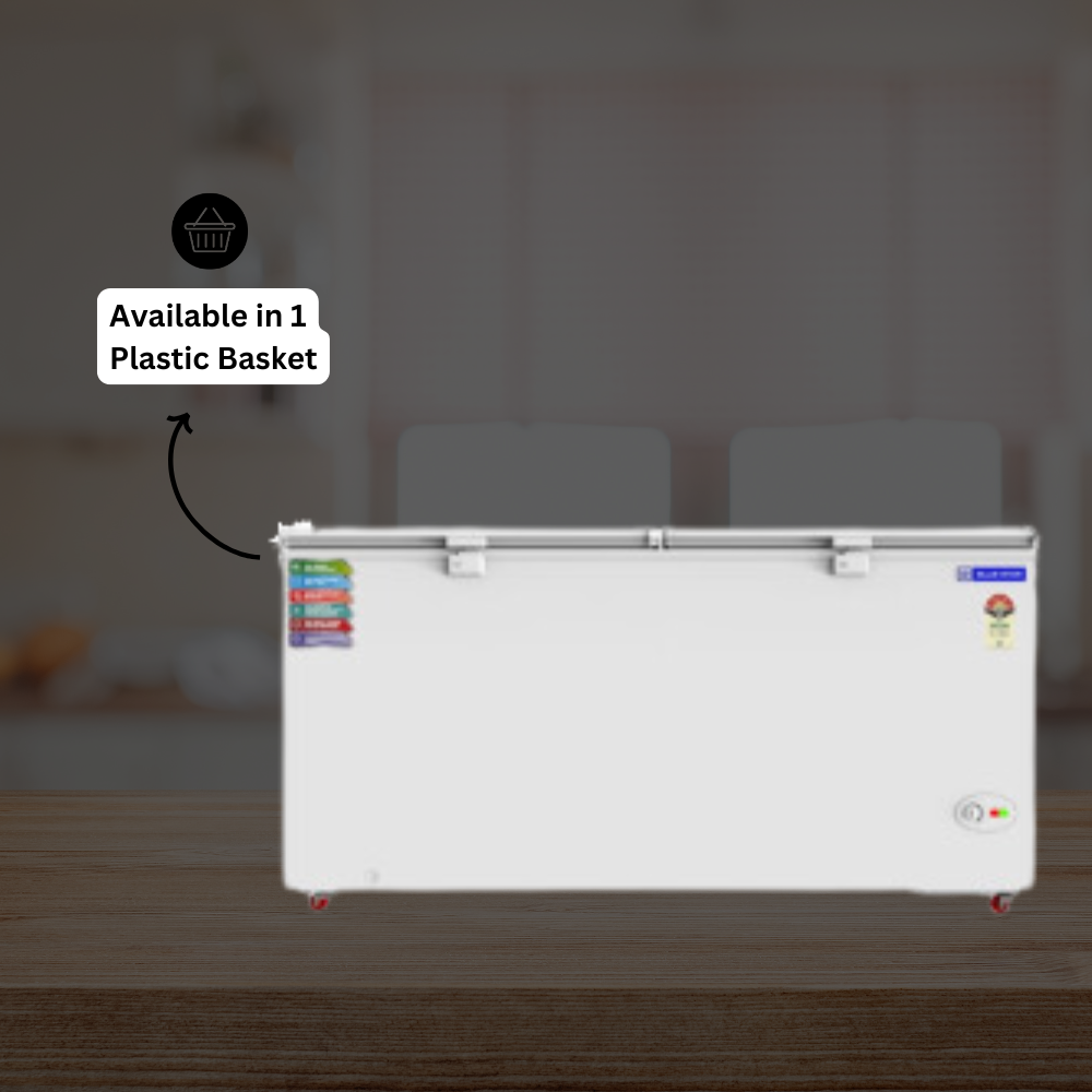 Blue star Hard Top Chest Freezer CF5-575NEYW with 1 Plastic Basket Blue star Hard Top Chest Freezer CF5-575NEYW with 1 Plastic Basket