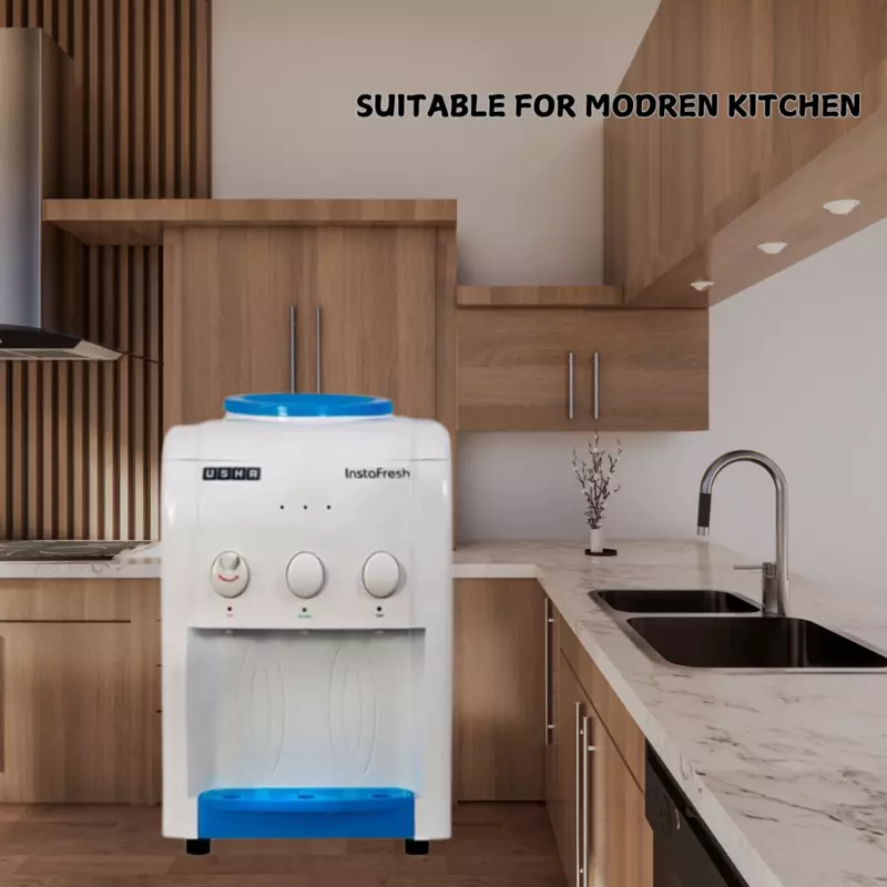 Suitable for Modern Kitchen: Usha Instafresh Countertop Water Dispenser.